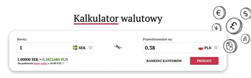 Kurs SEK do PLN - Jakie są aktualne notowania kursu SEK?