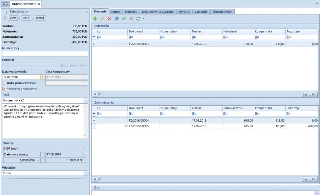 Jak prawidłowo zaksięgować kompensatę należności i zobowiązań w przedsiębiorstwie - kluczowe zasady i dokumentacja