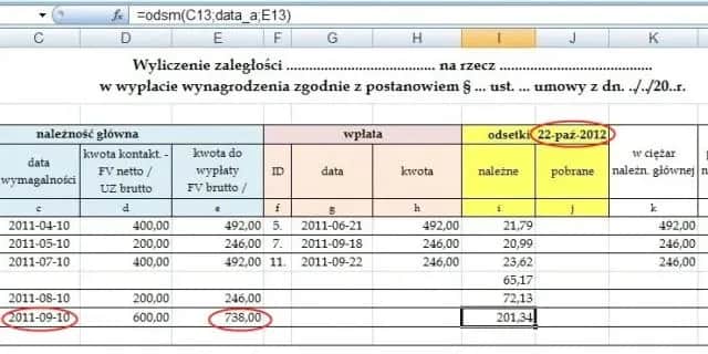 Jak prawidłowo obliczyć odsetki od należności - poradnik krok po kroku